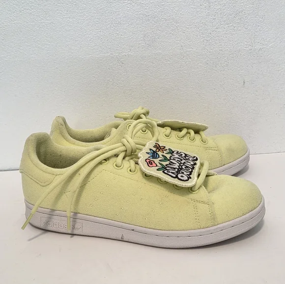 Adidas Stan Smith Always Original Yellow Floral Sneakers Women’s Sz 7 - Picture 8 of 16